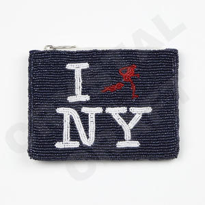 Pochette à monnaie LSU Seed Beaded Coin Pouch Wallet Beautiful Fashionable Accessory with Fashionable Accessories Caractéristiques - Product Image 5