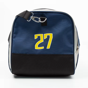 Sac de rangement de style duffle personnalisé pour équipes sportives, directement de l'usine, pour football, basketball et multisports, en polyester Oxford imperméable - Product Image 3