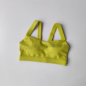 Soutien-gorge de sport pour femme haute intensité antichoc et séchage rapide Anti-UV respirant grande taille ensemble de yoga et de gymnastique avec doublure en Spandex - Product Image 3