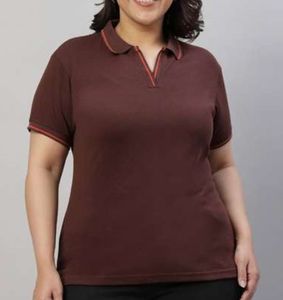 Vintage Style Women <b>Polo</b> T Shirt Contrast Color Trim Preppy Look <b>Ladies</b> Streetwear Boutique Quality Clothing - Product Image 3