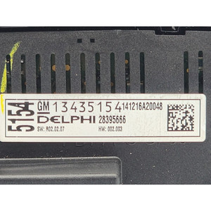 CONSOLA CENTRAL CON CONTROL DE CLIMATIZACIÓN Y RADIO OPEL Astra J S. Wagon 13444592 13435154B16DTH diésel 1598 (11>) - Product Image 4