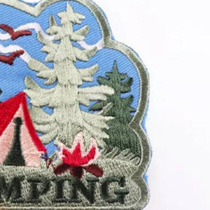 New Arrival Custom Designed Hand Embroidered Badges Factory-Made Embroidery Badges for <b>Clothing</b> <b>Bags</b> & Hats - Product Image 3