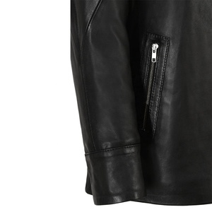 Mesdames Nouvelle veste en cuir au genou avec capuche détachable en fausse fourrure Doublure matelassée et respirante en nylon pour la saison d'hiver - Product Image 5