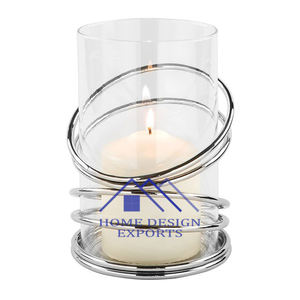 Design de luxe décoratif pour la maison en aluminium 3 bougeoirs porte-verre pour centres de table de mariage vente chaude moderne - Product Image 6