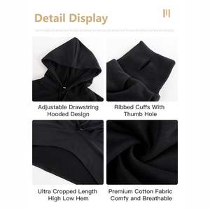 Sudadera con Capucha de Diseño Popular, ODM, de Forro Polar Suave, Largo Regular, para Mujer - Product Image 6