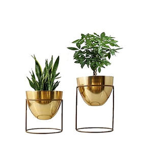 Fabricant fiable vendant le meilleur ensemble de planteurs de fleurs de qualité de 2 pour des centres commerciaux et des hôtels de maison avec la couleur et les tailles adaptées aux besoins du client - Product Image 1