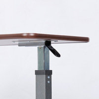 Table de lit mobile avec roulettes, réglable en hauteur, pour soins médicaux et repas, idéale pour hôpitaux et maisons de retraite