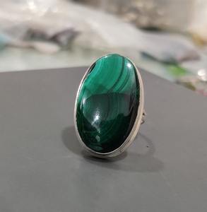 925 argent Sterling Malachite pierres précieuses bague bijoux à la main en argent Boho Style bague bijoux pour femmes cadeau de mariage pour femme - Product Image 3