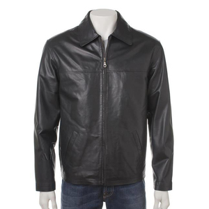 Chaquetas casuales impermeables de piel de oveja de alta calidad para hombre para la temporada de invierno 100 gramos tela tamaños personalizables colores - Product Image 1