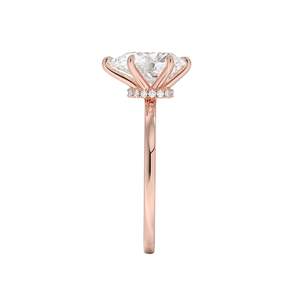 Bague de fiançailles solitaire en diamant taille poire pour femme - Product Image 5