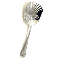 Proveedor de fábrica indio de Venta caliente a bajo precio, cuchara de plata antigua, juego de utensilios para servir ensalada para Hotel, restaurante, uso doméstico