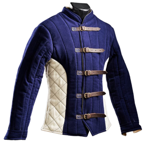 Abrigo Medieval Gambeson, Traje de Algodón Acolchado Grueso, Chaqueta Akteon de Manga Larga, Armadura Histórica para Caballero Vikingo y Recreación - Product Image 1