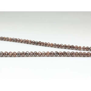 ลูกปัดเพชรแดงเหลี่ยมเจียระไนขนาด 3-4.5 มม. สำหรับทำเครื่องประดับ - Product Image 4