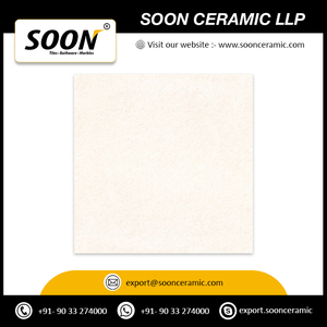 Baldosas de Porcelana para Piso de 9 mm de Espesor, Superficie Brillante, Antideslizantes, 1000x1000 mm, para Exportación, Sala de Estar, Adex Crema - Product Image 2