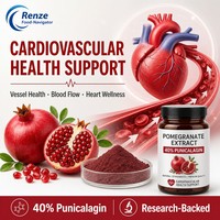 Granaatappel Extract 40% Punicalagin Poeder Punica Granatum Fruit Schil Natuurlijk Polyfenol Supplement Ingrediënt