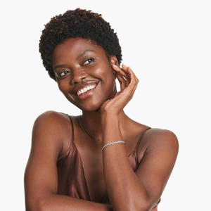 Élégant collier de chaîne de tennis en argent 925 de 8 pouces avec diamant Moissanite Style tendance pour les occasions spéciales Porter au quotidien - Product Image 5