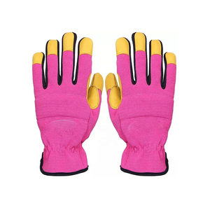 Proveedor de Pakistán, buena calidad, venta directa de fábrica, guantes de cuero de trabajo de seguridad, guantes de seguridad de cuero resistentes a los cortes protectores OEM - Product Image 3