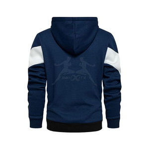 Sudadera con cremallera informal con tela suave y dobladillo acanalado para un estilo Sudadera con cremallera completa con Forro cálido - Product Image 2