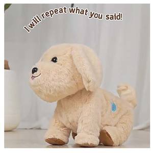 EPT RC interaktif ses kontrolü giydirdiği Bichon Frise akıllı Pet uzaktan oyun Robot köpek oyuncak müzik kayıt yapılmış plastik - Product Image 3