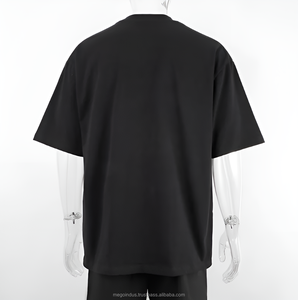 เสื้อยืดทรงบ็อกซี่ ฮิปฮอป 180 GSM แขนเสื้อแบบดรอปโชว์เดอร์ ลายกราฟิก ผ้าคอตตอนหนานุ่ม สตรีทแวร์สั่งทำพิเศษ ทรงโอเวอร์ไซส์ ผู้ชาย พลัสไซส์ ทรงสลิมฟิต - Product Image 6