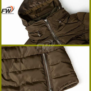 Chaquetas de Lujo para Hombre al por Mayor OEM, Estilo Deportivo de Invierno y Primavera, Suaves, Brillantes, Acolchadas, con Cierre de Cremallera y Botones, de Nailon Casual - Product Image 5