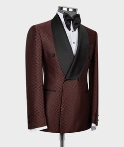 Alta calidad sólido Slim Fit gran tamaño chaqueta juvenil sólido elegante caballero traje de negocios hombres trajes traje de boda - Product Image 5