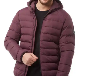 Vêtements d'extérieur de haute qualité pour hommes, manteau d'hiver extérieur épais et chaud à capuche personnalisé, veste matelassée - Product Image 2