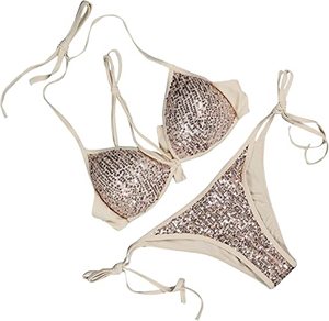 ชุดว่ายน้ำผ้าโพลีเอสเตอร์แบบแยกส่วนเซ็กซี่ชุดบิกินี่สายรัดชุดว่ายน้ำสีทึบขนาดพิเศษโลโก้ออกแบบได้ตามต้องการ - Product Image 4