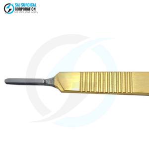 Mango de Bisturí Manual Duradero de Acero Inoxidable, Herramienta Médica con Certificación CE para Procedimientos de Corte Quirúrgico, Hospitales y Clínicas - Product Image 1