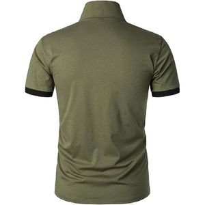 La mejor calidad 100% algodón de secado rápido de manga corta para hombre de alta calidad personalizada Sport Polo Shirt Fit - Product Image 2