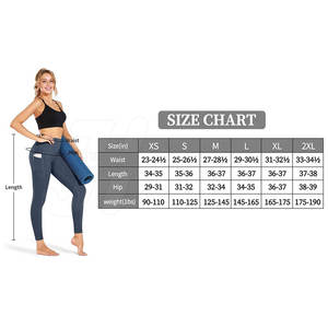 Pantalones de Yoga de mujer de cintura alta personalizados al mejor precio del fabricante OEM, mallas de gimnasio profesionales, cintura informal con logotipo para el Deporte - Product Image 6