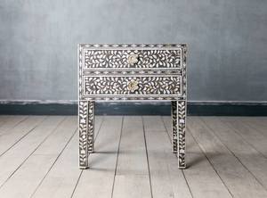 Consola con Incrustaciones de Hueso, Mesa con Incrustaciones de Hueso con Diseño Floral - Product Image 6