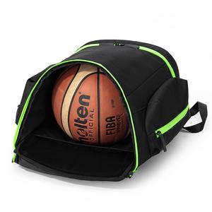 Sac à dos léger et décontracté pour équipe de basketball, avec fermeture éclair, poches organisatrices, pour le sport, l'école, les voyages, l'entraînement, grande capacité SBBP-0088 - Product Image 5