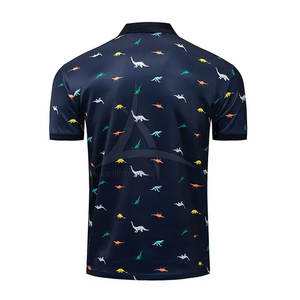 Sublimación de hombre de alta calidad de color personalizado para camisas Regular Fit logotipo personalizado poliéster/algodón ecológico y transpirable - Product Image 2