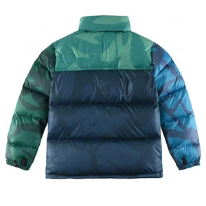 Chaqueta Acolchada de Moda Multicolor al por Mayor, Chaqueta de Invierno Cálida con Cuello Alto, Logotipo Personalizado, Ropa de Calle Moderna - Product Image 2