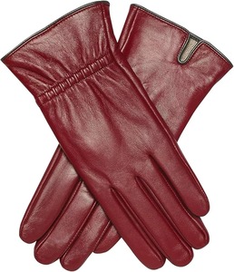 Fashionable Sheepskin Leather Winter <b>Gloves</b> Non-Slip Outdoor Unisex Lace-up Closure Full Finger High Quality Fancy Daily Wear - Product Image 1