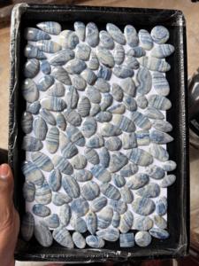 พลอย rhodochrosite สีฟ้าที่สวยงามอัญมณีสำหรับทำเครื่องประดับ - Product Image 3