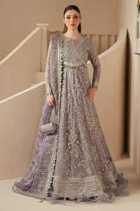 Robe Anarkali Lehenga Choli brodée lourde, tenue de soirée de luxe pakistanaise pour femmes, style nuptial, tenue de cérémonie de mariage - Product Image 3