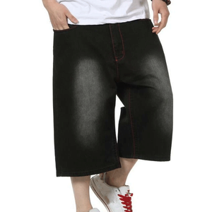 <b>Men's</b> Casual Mid Waist <b>Lightweight</b> Breathable Denim <b>Shorts</b> Custom Embroidered Printed 100% Cotton Stretch Denim Jeans Hot <b>Shorts</b> - Product Image 1