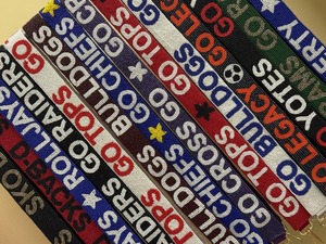 Correas personalizadas de nailon reciclado grueso para collares de perro, mochilas, bolsos, cinchas tejidas, correas con logotipo en relieve, correas de jacquard, correas con cuentas - Product Image 2