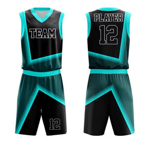 Uniforme de basket-ball personnalisé tendance, vêtements d'équipe pour hommes, tissu à séchage rapide, respirant, maillot de sport, shorts - Product Image 5