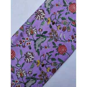 Jaipuri ผ้าทอฝ้ายแท้พิมพ์ลายแฮนด์บล็อก JBRS501ผ้าทอเส้นด้ายอินทรีย์คุณภาพสูงสำหรับเบาะและตกแต่งบ้าน - Product Image 1