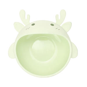 Cuenco de succión de silicona para bebés de grado alimenticio sin BPA, cuenco de alimentación suave impermeable antideslizante para niños pequeños, vajilla segura para niños - Product Image 1