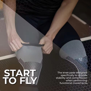 Manchons de genou en spandex et nylon de 7 mm, compression épaisse, durables, respirants, anti-UV, séchage rapide, soutien pour le genou, musculation - Product Image 6