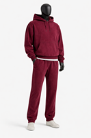Ensemble de survêtement en velours personnalisé pour homme – Hoodie et pantalon de jogging en coton, coupe oversize, épais, vierge, mélange coton-polyester