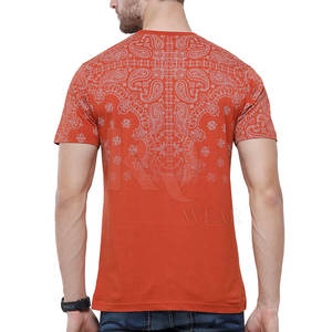 เสื้อยืดผู้ชายแบบซับลิเมชั่น ผ้าเนื้อนุ่ม แห้งเร็ว สีสันสดใส ใส่สบาย เหมาะสำหรับใส่ลำลอง สไตล์โมเดิร์นสตรีท - Product Image 3