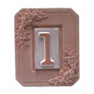 Portanumero in Terracotta 1 Posto CM. 13X16 - Product Image 1