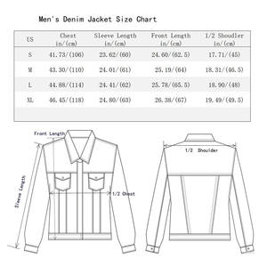 Vente en gros Vestes en jean déchirées pour hommes Vestes roses classiques et décontractées en coton personnalisées - Product Image 6