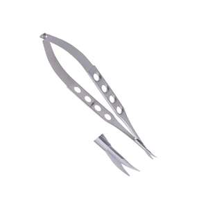 Extra Sharp Castroviejo Micro Corneal Tijeras Manual de grado médico de acero inoxidable CE Certificado Cardiología Instrumento de cirugía - Product Image 4