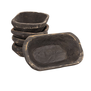 ชามไม้ทรงโค้งทรงรีเป็นเอกลักษณ์สำหรับวันหยุดคริสต์มาสการออกแบบสี - Product Image 5